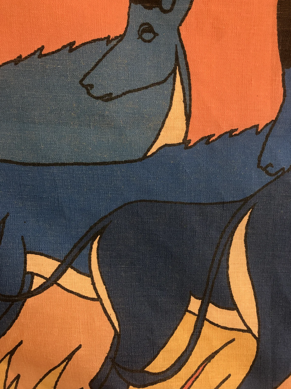 Bluebucks in a Storm Tapestry