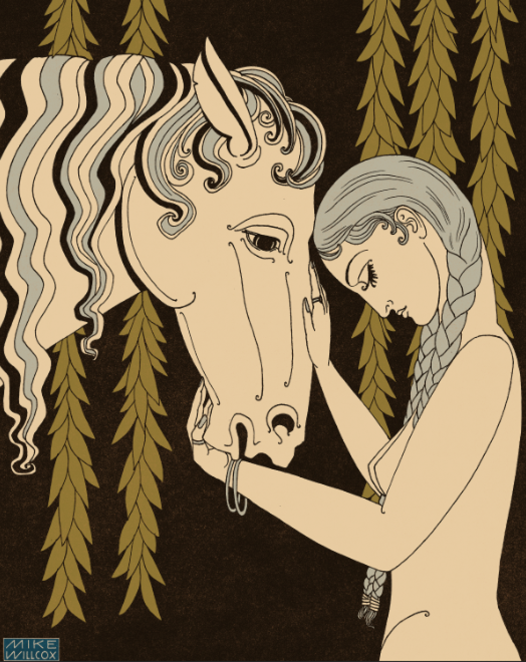Horse & Willows