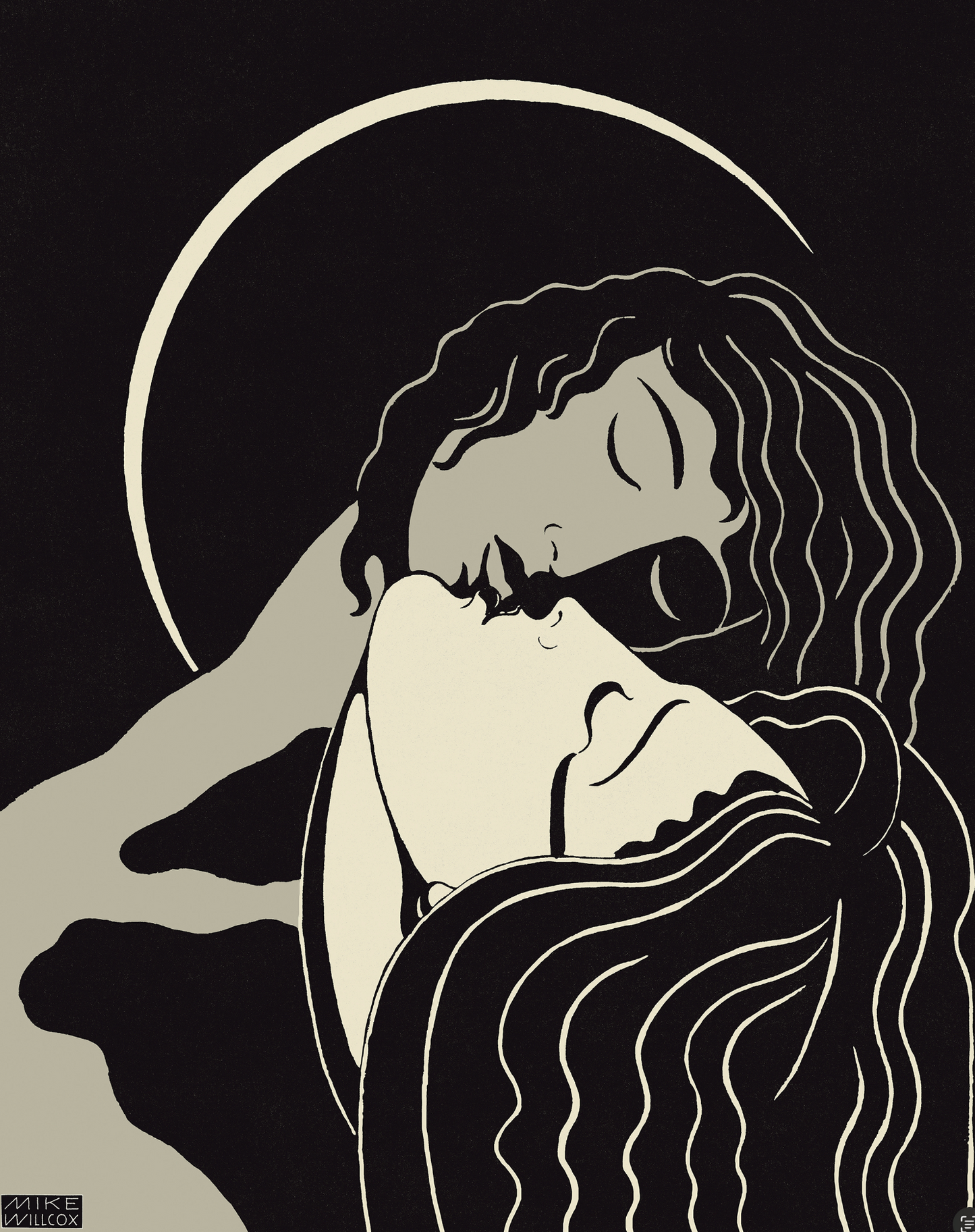 Epione & Asclepius BW