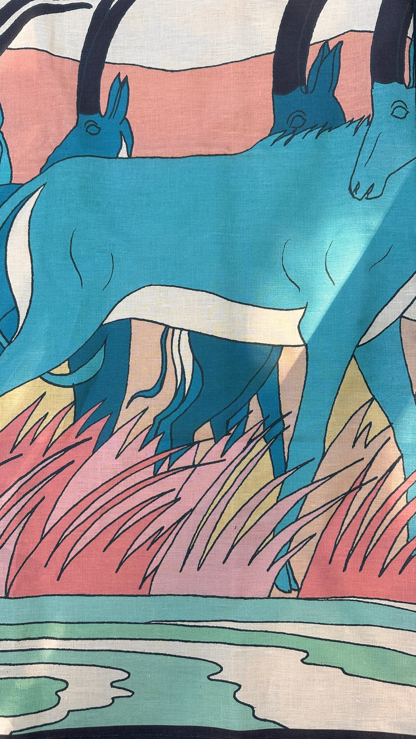 Bluebucks in a Storm Tapestry