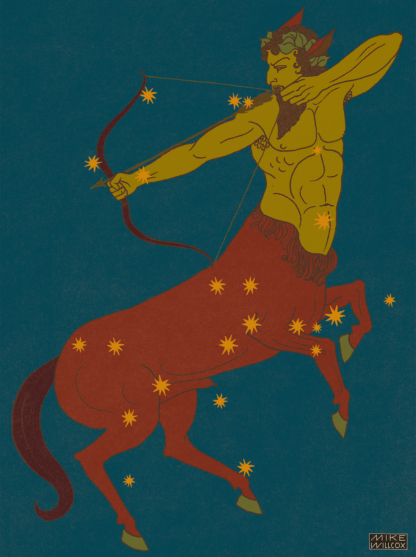 Saggitarius Rising. Artist Saggitarius – Mike Willcox